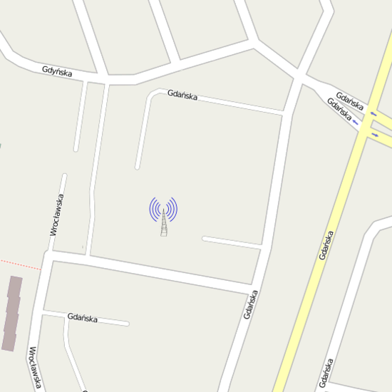 Mapa - lokalizacja BSK